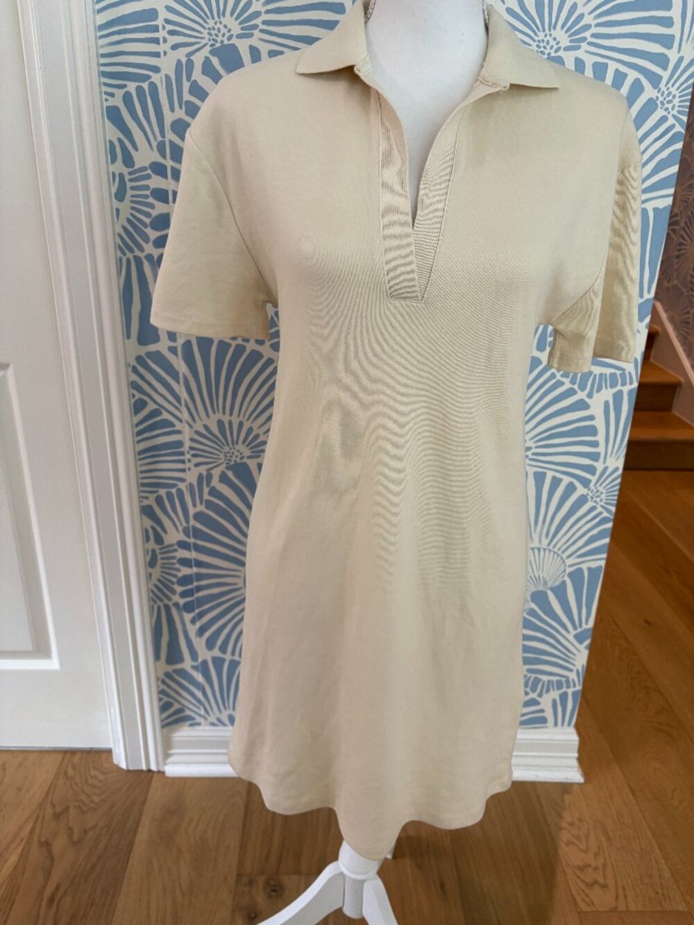 Zara Cream TShirt Dress Size Small